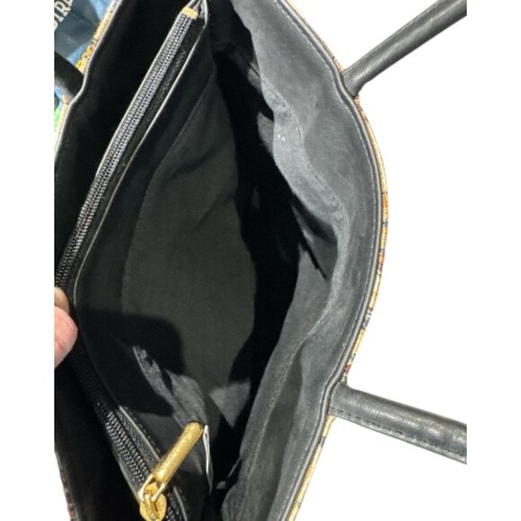 Bueno Tapestry Double Strap Shoulder Bag, Matching Coin Purse, Christmas Motif - Picture 5 of 10